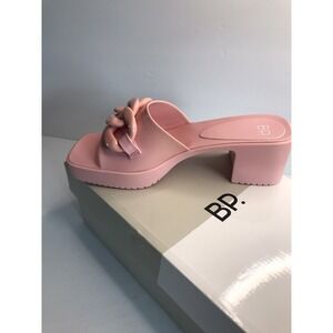 Pink BP Lollie‎ Womens sandal Chunky Open Toe slip on Size 8M